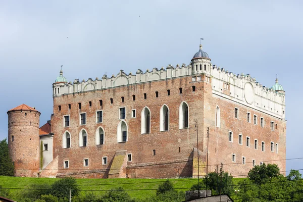 Castillo en Golub Dobrzyn, Kuyavia-Pomerania — Foto de Stock