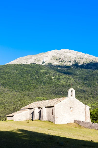 Kapel Notre-Dame nær Vergons, Provence - Stock-foto