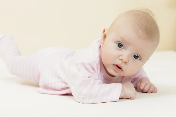 Three months old baby girl — Stock Photo, Image