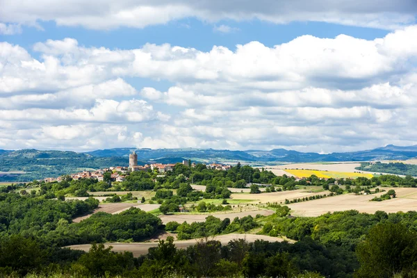 Montpeyroux, departement Puy-de-Dome, Auvergne, Frankrijk — Stockfoto