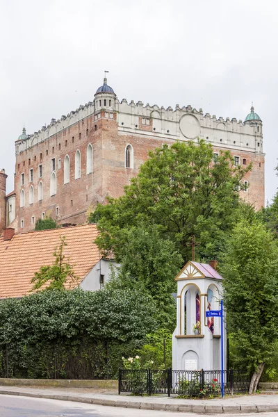 Castello di Golub Dobrzyn, Kuyavia-Pomerania, Polonia — Foto Stock