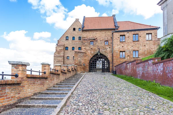 Middeleeuwse graanschuur, Grudziadz, Kujawië-Pommeren, Polen — Stockfoto