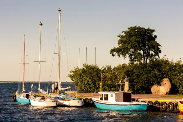 Puerto de Puck, Pomerania, Polonia — Foto de Stock