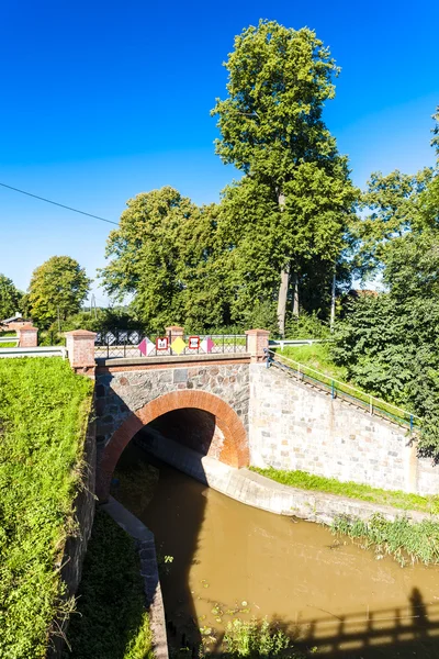 Elblag canal, woiwodschap Ermland-Mazurië, Polen — Stockfoto