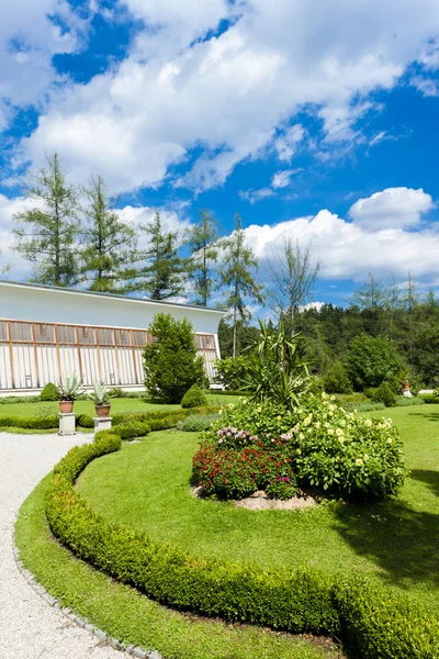 Garten des Zisterzienserklosters Zwettl, Niederösterreich, Österreich — Stockfoto