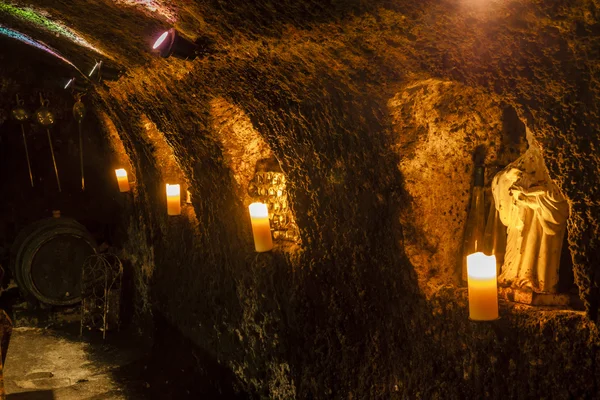 Cave à vin à Velka Trna, région viticole de Tokaj, Slovaquie — Photo