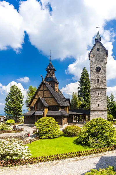 Karpacz kerk, Silezië, Polen — Stockfoto