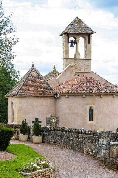 Chiesa di Saint-Martin-de-Lixy, Borgogna, Francia — Foto Stock