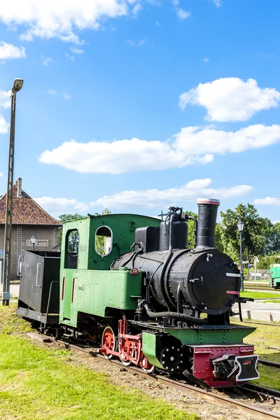 Estreito calibre ferroviário, Elk, Warmian-Masurian Voivodeship — Fotografia de Stock