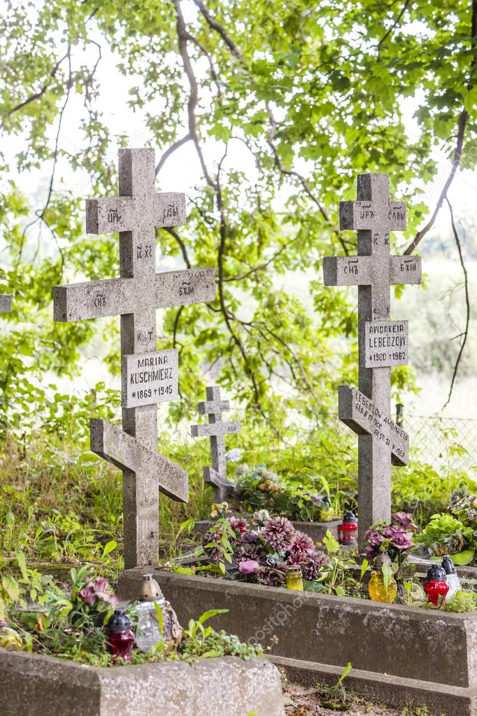 cemetery in campus of Wojnowo monastery