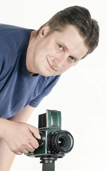 Portrait of photographer — Stock Photo, Image