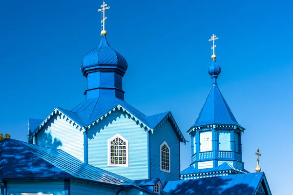 Iglesia ortodoxa de madera en Narew, Voivodato Podlaskie — Foto de Stock