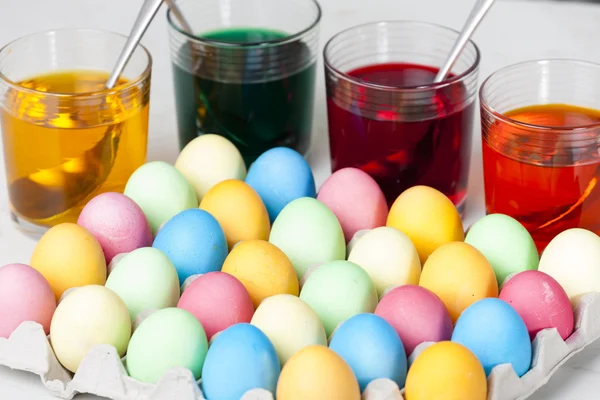 Still life of Easter eggs — Stock Photo, Image