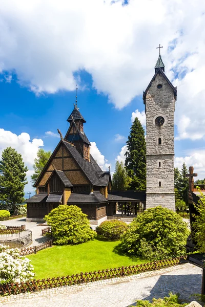 Karpacz kerk, Silezië, Polen — Stockfoto