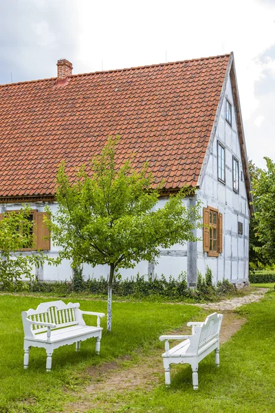 Kaszubski etnografische park in Wdzydzki Park Krajobrazowy — Stockfoto