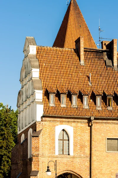 Town hall of Paslek, Warmian-Masurian Voivodeship — Stock Photo, Image