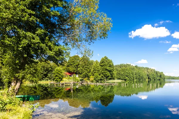 Dluzek lake, Warmian-Masurian Voivodeship — Stock Photo, Image