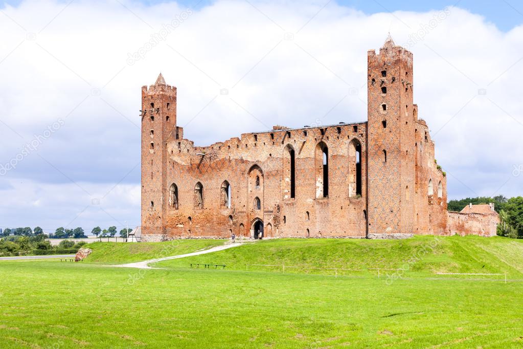 ruins of castle in Radzyn Chelminski, Kuyavia-Pomerania