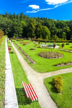 Kamenice nad sarayın Bahçe Lipou