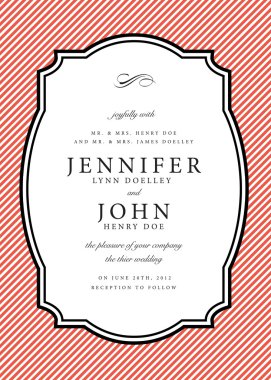 düğün davetiyesi şablonu