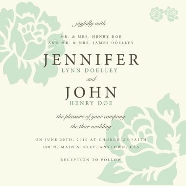 Vektör süslü gül arka plan