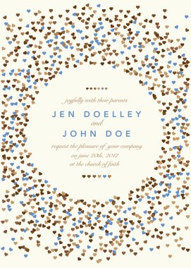 düğün davetiyesi yürekleri