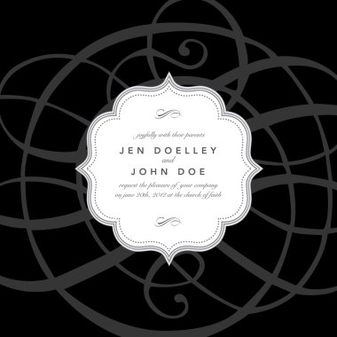 düğün davetiyesi şablonu