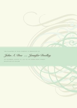 girdap süsleme düğün davetiyesi