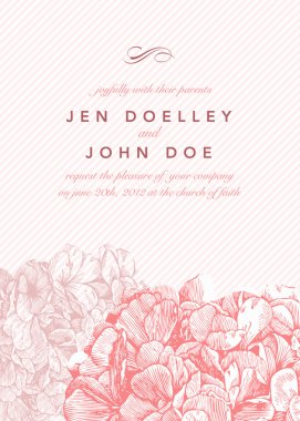 düğün davetiyesi şablonu