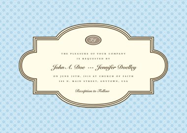 düğün davetiyesi şablonu