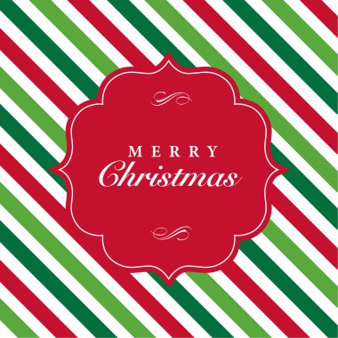 Vintage merry christmas çerçeve vektörel.