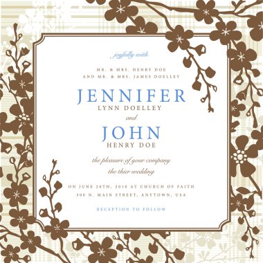 düğün davetiyesi şablonu