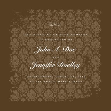 düğün davetiyesi şablonu