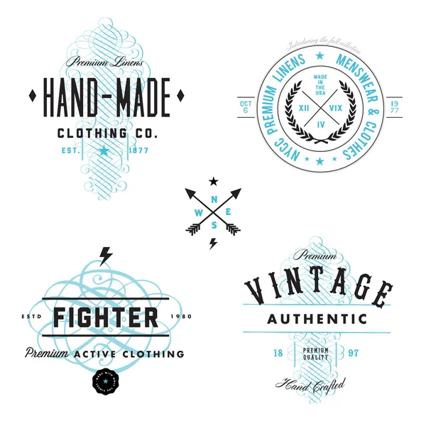 Vector vintage badge en label sjablonen — Stockvector