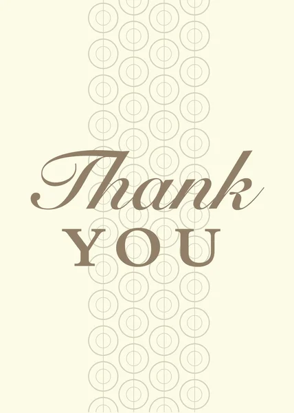 Vector Thank You Frame — Stock Vector