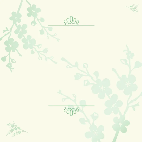 Fondo floral pastel — Vector de stock