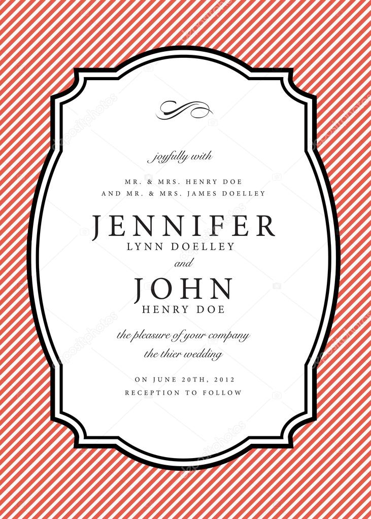 Wedding Invitation Template