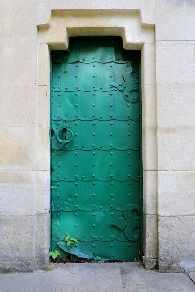 Staré dveře vinobraní — Stock fotografie