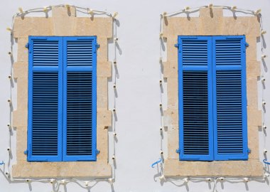 güzel vintage mavi windows
