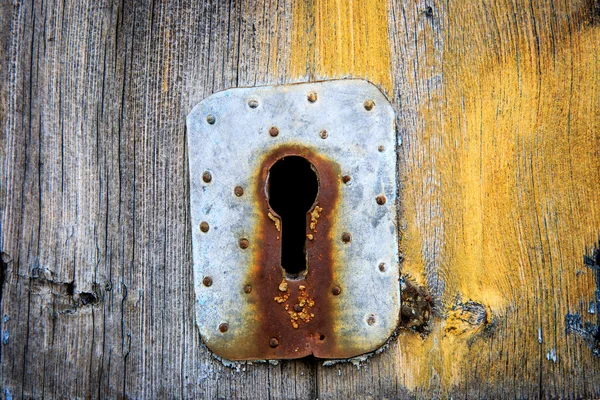 Abstract old keyhole — Stock Photo, Image