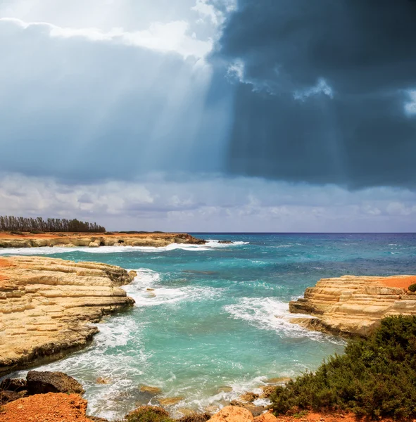 Deniz sahnesinde yaz — Stok fotoğraf