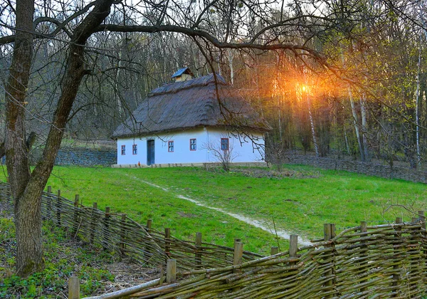 Traditionella ukrainska hus — Stockfoto