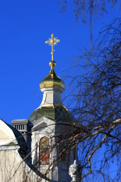 Купол Почаевской лавры — стоковое фото