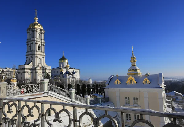 Lavra di Pochaev durante l'inverno — Foto Stock