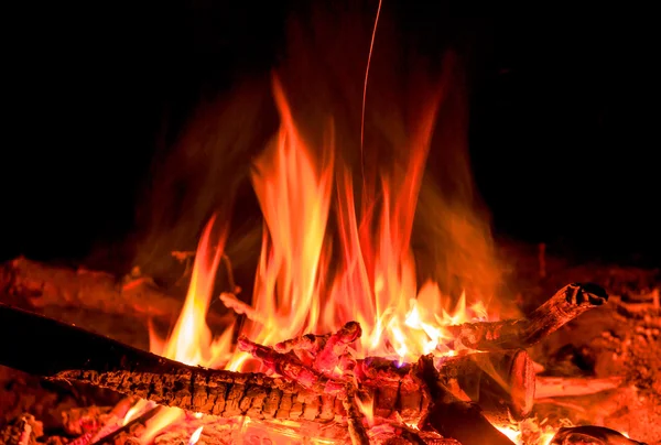 Гарячий вогонь — стокове фото
