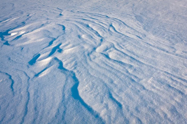 Struttura di neve su prato — Foto Stock