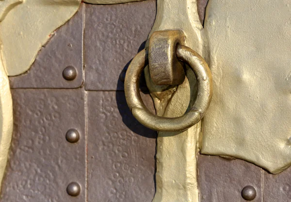 Eski vintage kapı kilitlendiğinde — Stok fotoğraf