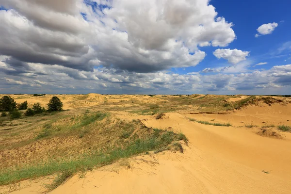 Mooie hemel over desrt — Stockfoto