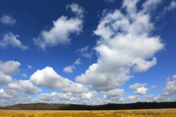 Pěkný oblohu s mraky — Stock fotografie