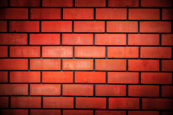 Red briks in wall — Stockfoto